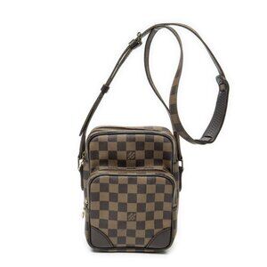Louis Vuitton Amazon Brown Damier Ebene Shoulder Bag